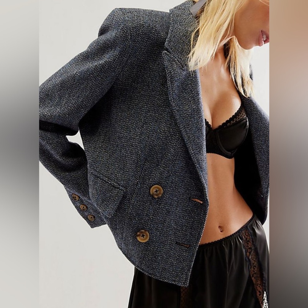 Free People Tailored Heritage Blazer